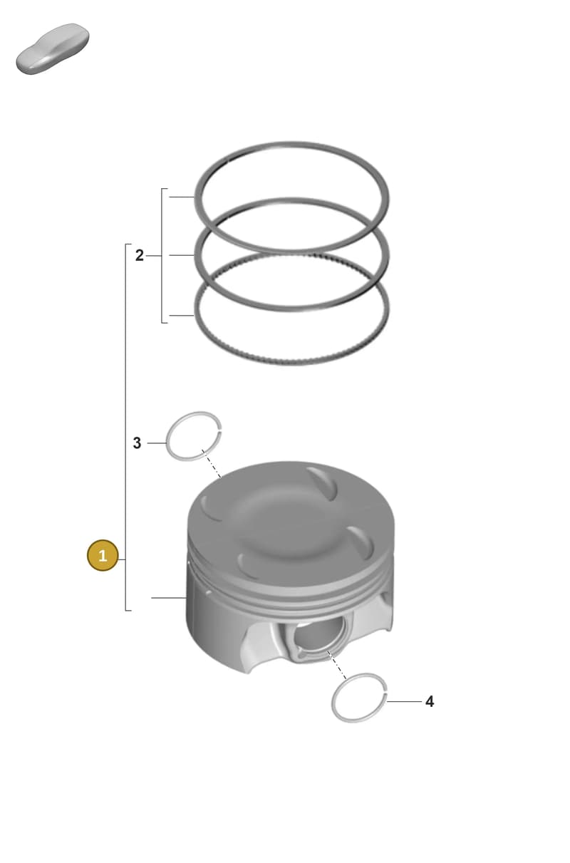 PAC107065D — Porsche Cayenne Coupe (2023-2023) diagram p58102300, position 1
