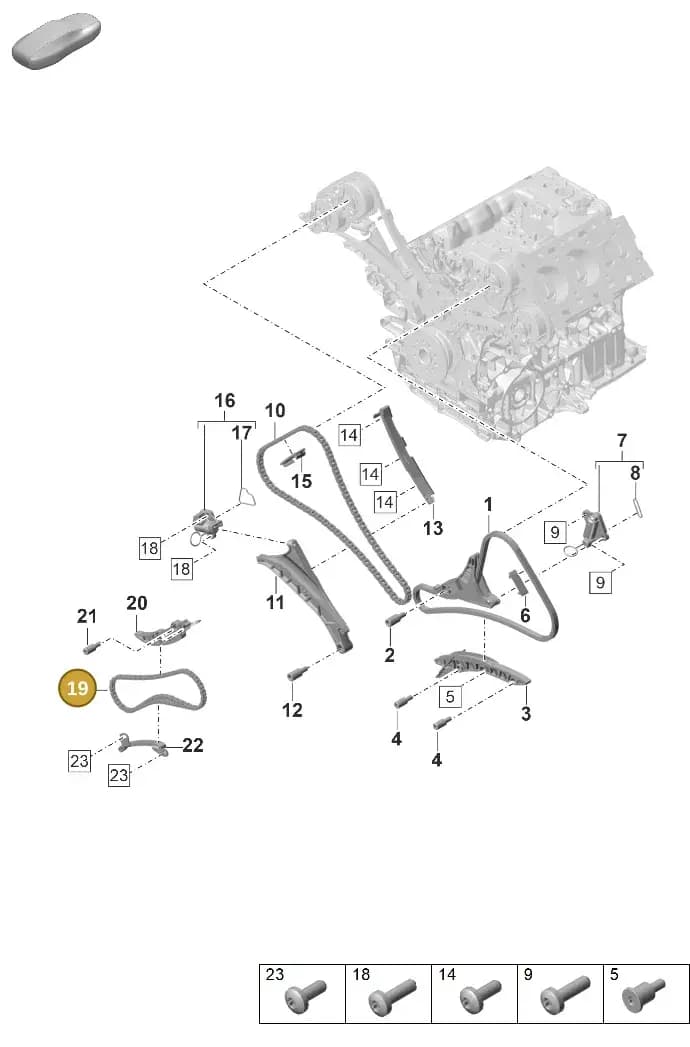 PAC109229 — Porsche Panamera (2023-2025) diagram p58103310, position 19