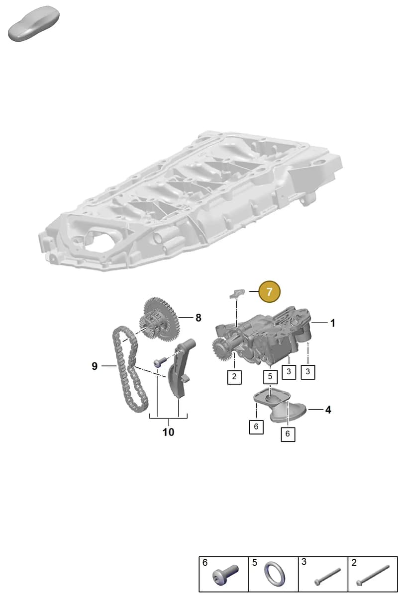 PAC115175 — Porsche Cayenne Coupe (2023-2023) diagram p60104000, position 7