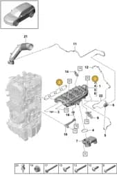 PAC133519A Porsche Bracket for AKF Valve