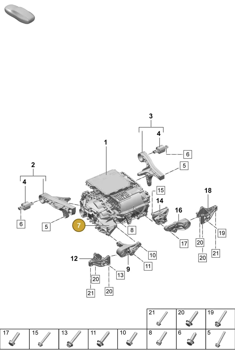 PAC199185A — Porsche Macan (2024-2024) diagram p61151100, position 7