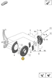 PAC615301 Porsche Brake Disc