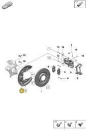 PAC615612A Porsche Cover Plate