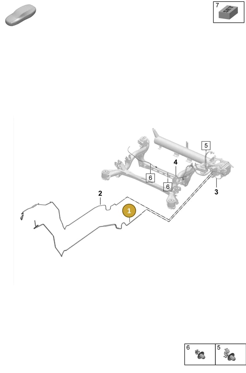 PAC616653 — Porsche Macan (2024-2024) diagram p61502150, position 1