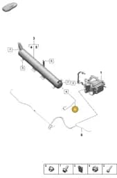 PAC616675 Porsche Pressure Line