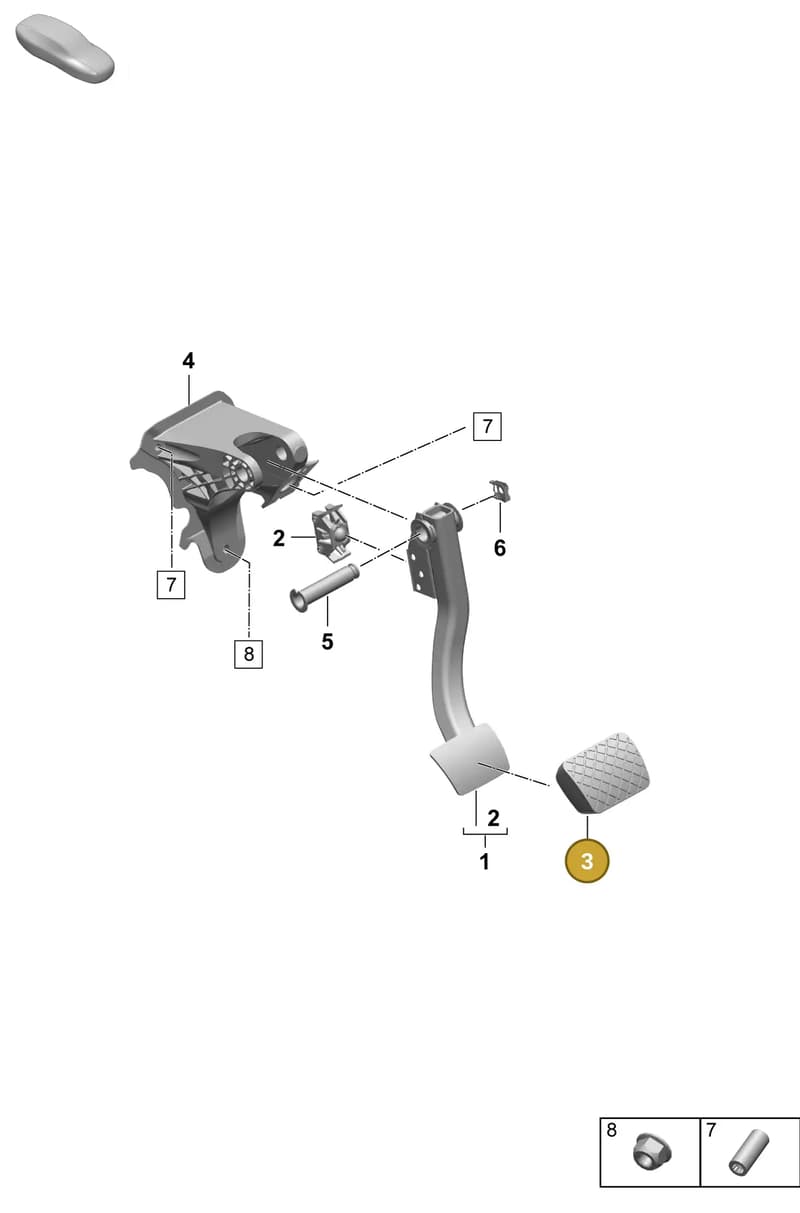 PAC723173 — Porsche Macan (2024-2024) diagram p61702000, position 3