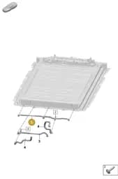 PAC819252 Porsche Coolant Pipe