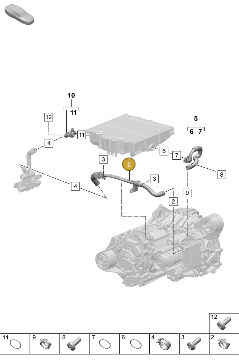 PAC901045B — Porsche Macan (2024-2024) diagram p61151010, position 1