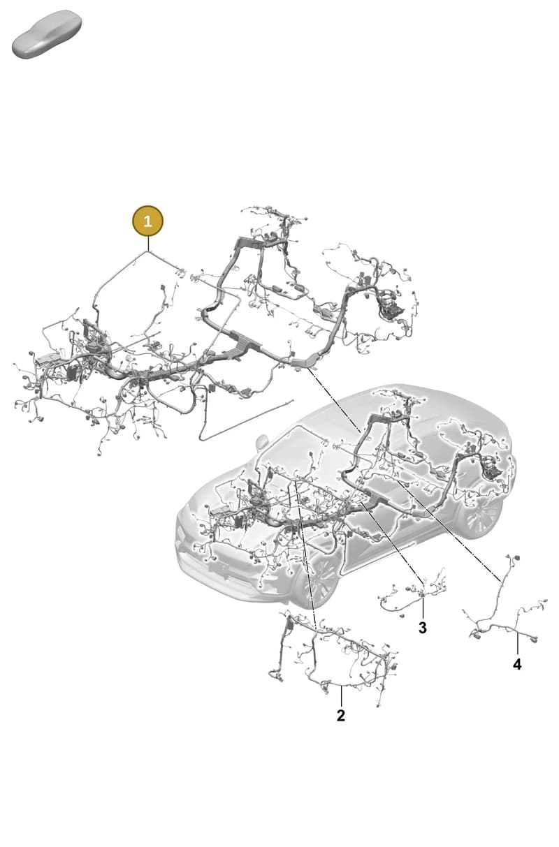 PAC974000 — Porsche Macan (2024-2024) diagram p61903000, position 1