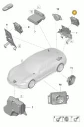 PAD035335 Porsche Amplifiers