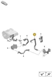 PAD121109 Porsche Coolant Hose