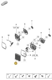 PAD121251A Porsche Cooler for Coolant