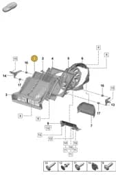 PAD121251 Porsche Cooler for Coolant