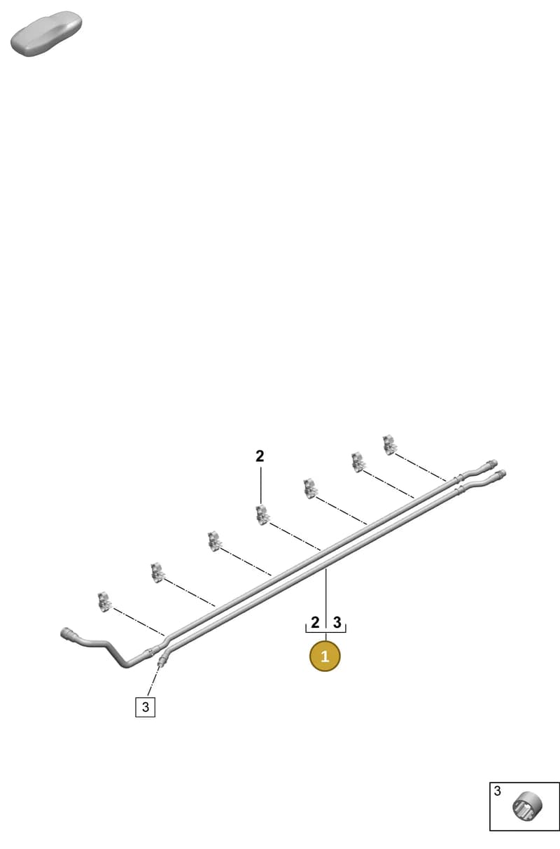 PAD121397 — Porsche Macan (2024-2024) diagram p61155050, position 1