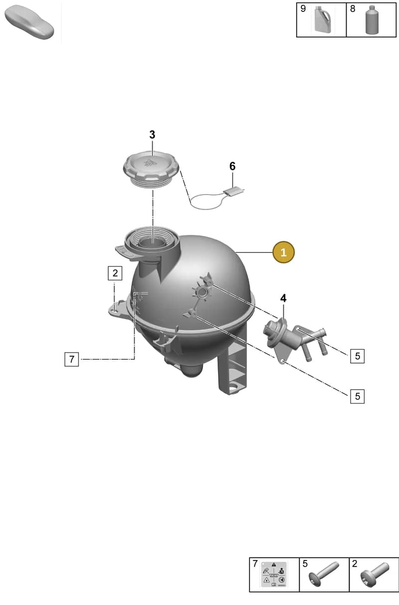 PAD121403 — Porsche Macan (2024-2024) diagram p61155100, position 1