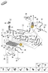 PAD121406E Porsche Distributor for Coolant