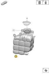 PAD121407 Porsche Coolant Expansion Tank