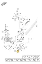 PAD121517 Porsche Coolant Pipe