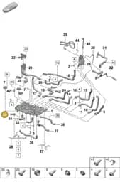 PAD121641 Porsche Coolant Hose