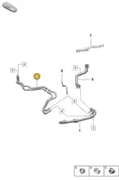 PAD122157B Porsche Coolant Hose