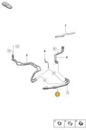 PAD122157D Porsche Coolant Hose