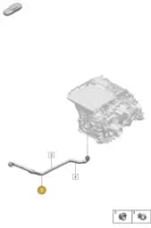 PAD122157 Porsche Coolant Hose