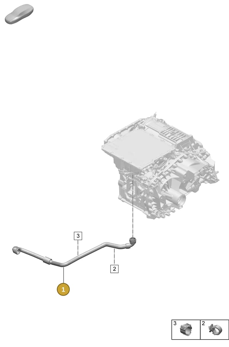 PAD122157 — Porsche Macan (2024-2024) diagram p61155080, position 1