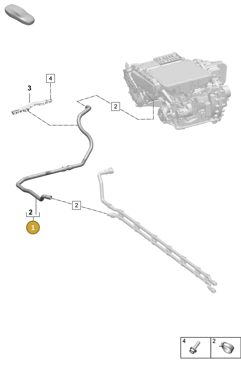 PAD122175B — Porsche Macan (2024-2024) diagram p61155060, position 1