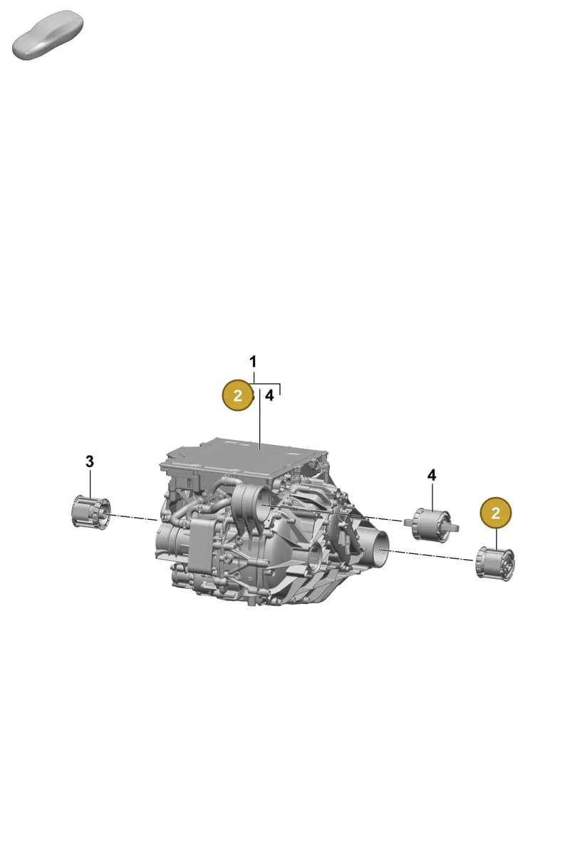 PAD199681 — Porsche Macan (2024-2024) diagram p61151000, position 2