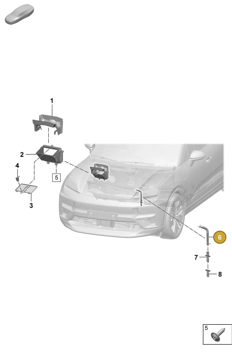 PAD260113 — Porsche Macan (2024-2024) diagram p61813000, position 6