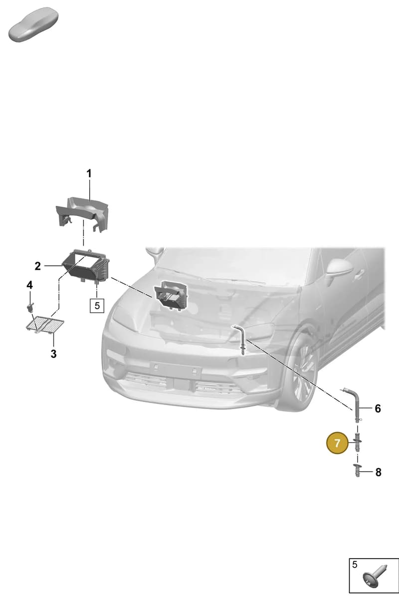 PAD260114 — Porsche Macan (2024-2024) diagram p61813000, position 7