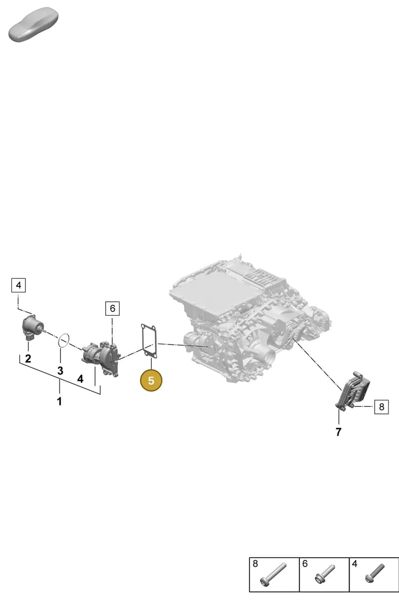PAD301139 — Porsche Macan (2024-2024) diagram p61355140, position 5
