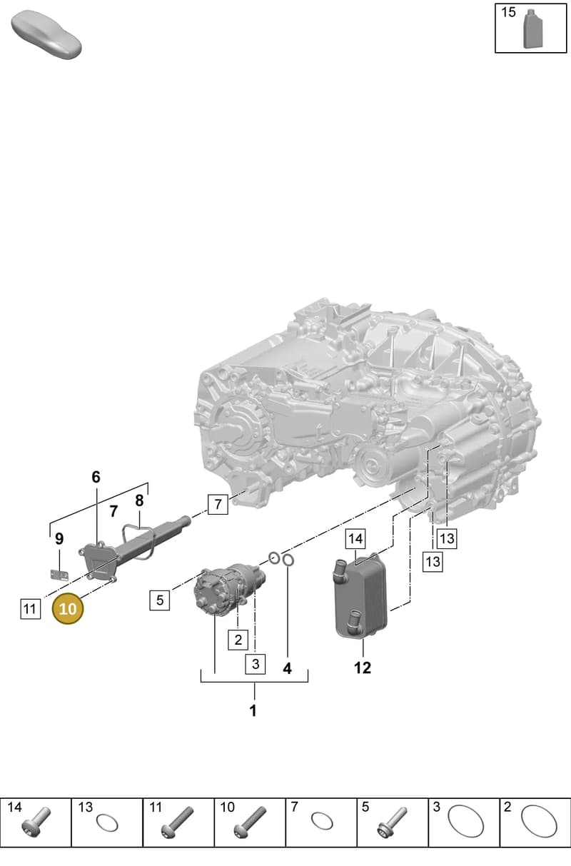 PAD301505 — Porsche Macan (2024-2024) diagram p61355120, position 10
