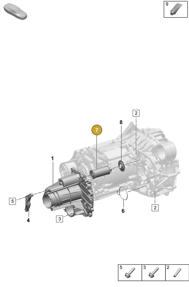 PAD301516 — Porsche Macan (2024-2024) diagram p61354110, position 7