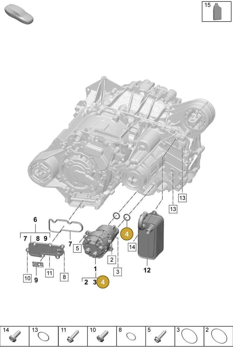 PAD315380 — Porsche Macan (2024-2024) diagram p61354100, position 4