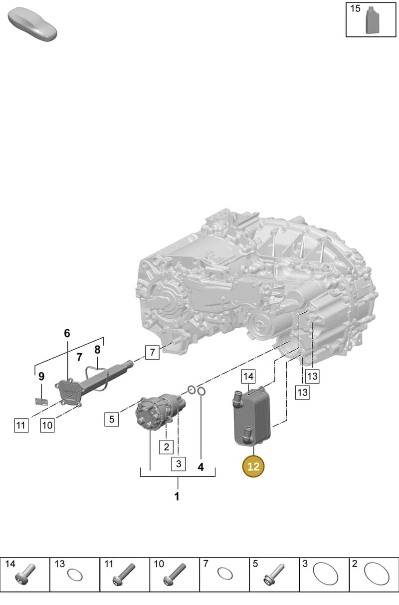 PAD317021A — Porsche Macan (2024-2024) diagram p61355120, position 12