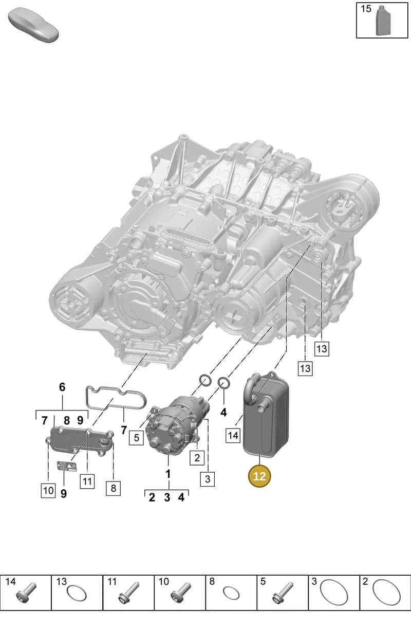 PAD317021 — Porsche Macan (2024-2024) diagram p61354100, position 12
