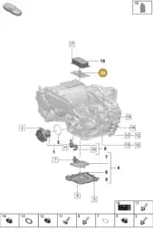 PAD317070 Porsche Seal