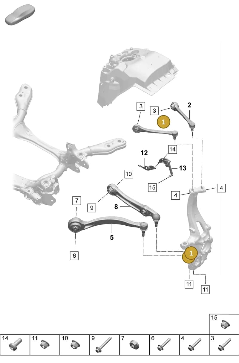 PAD407506 — Porsche Macan (2024-2024) diagram p61401050, position 1