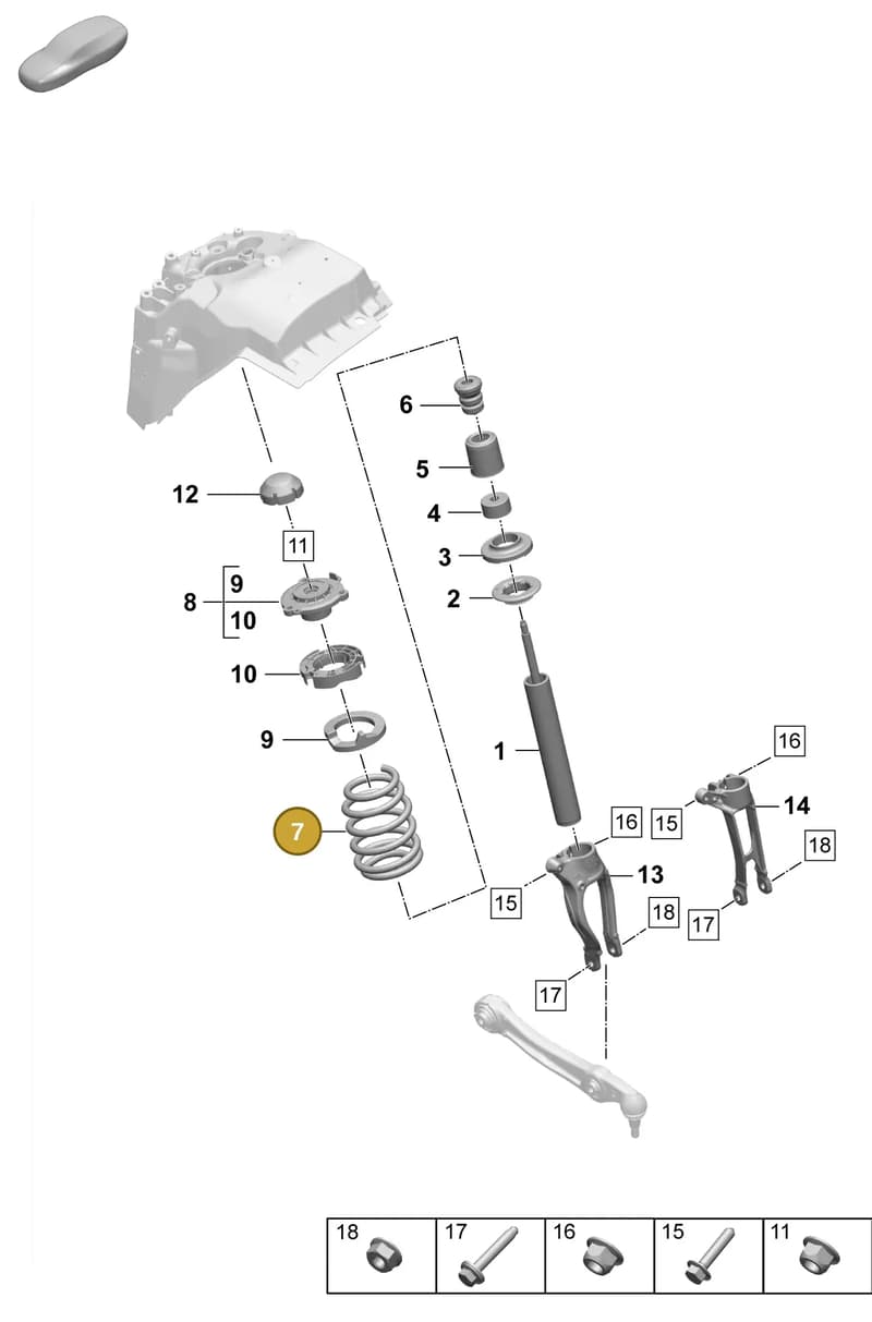 PAD411105H504 — Porsche Macan (2024-2024) diagram p61402020, position 7
