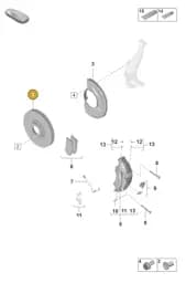 PAD615301 Porsche Brake Disc