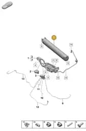 PAD616202 Porsche Pressure Accumulator