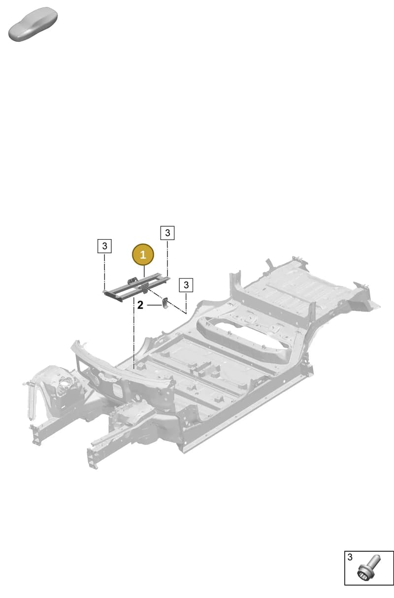 PAD804799 — Porsche Macan (2024-2024) diagram p61801220, position 1