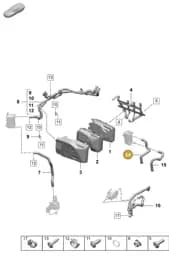 PAD815563 Porsche Heating Hose