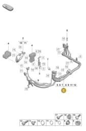 PAD816112R Porsche Heat Exchanger