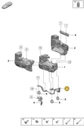 PAD816593 Porsche Bracket