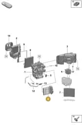 PAD819011A Porsche Heater Element