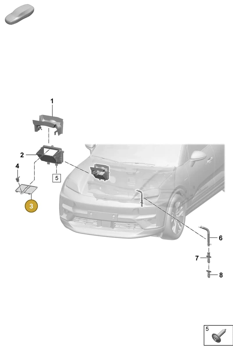 PAD819408 — Porsche Macan (2024-2024) diagram p61813000, position 3