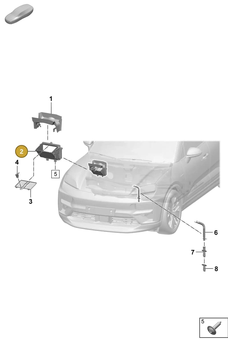 PAD819904 — Porsche Macan (2024-2024) diagram p61813000, position 2