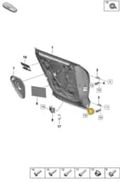 PAD833404 Porsche Hinge Half